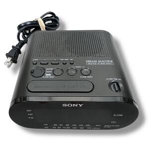 Sony ICF-C218 Dream Machine Clock Radio AM/FM Digital Alarm‎ 5W Snooze & Sleep